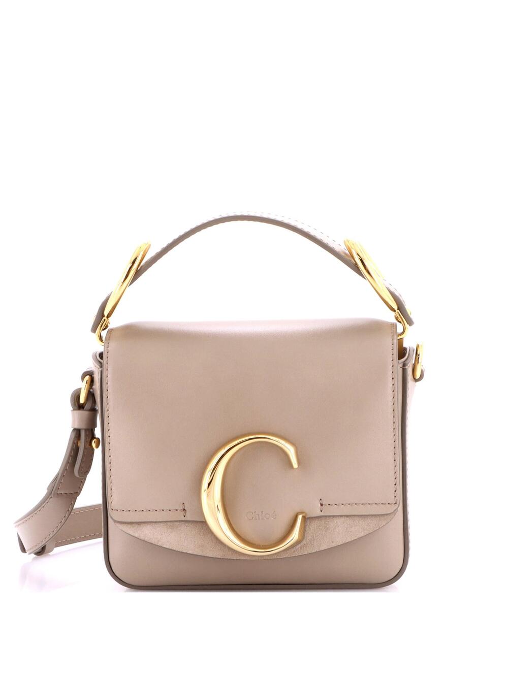 Chloe C Double Carry Bag Leather Mini #313145C82B